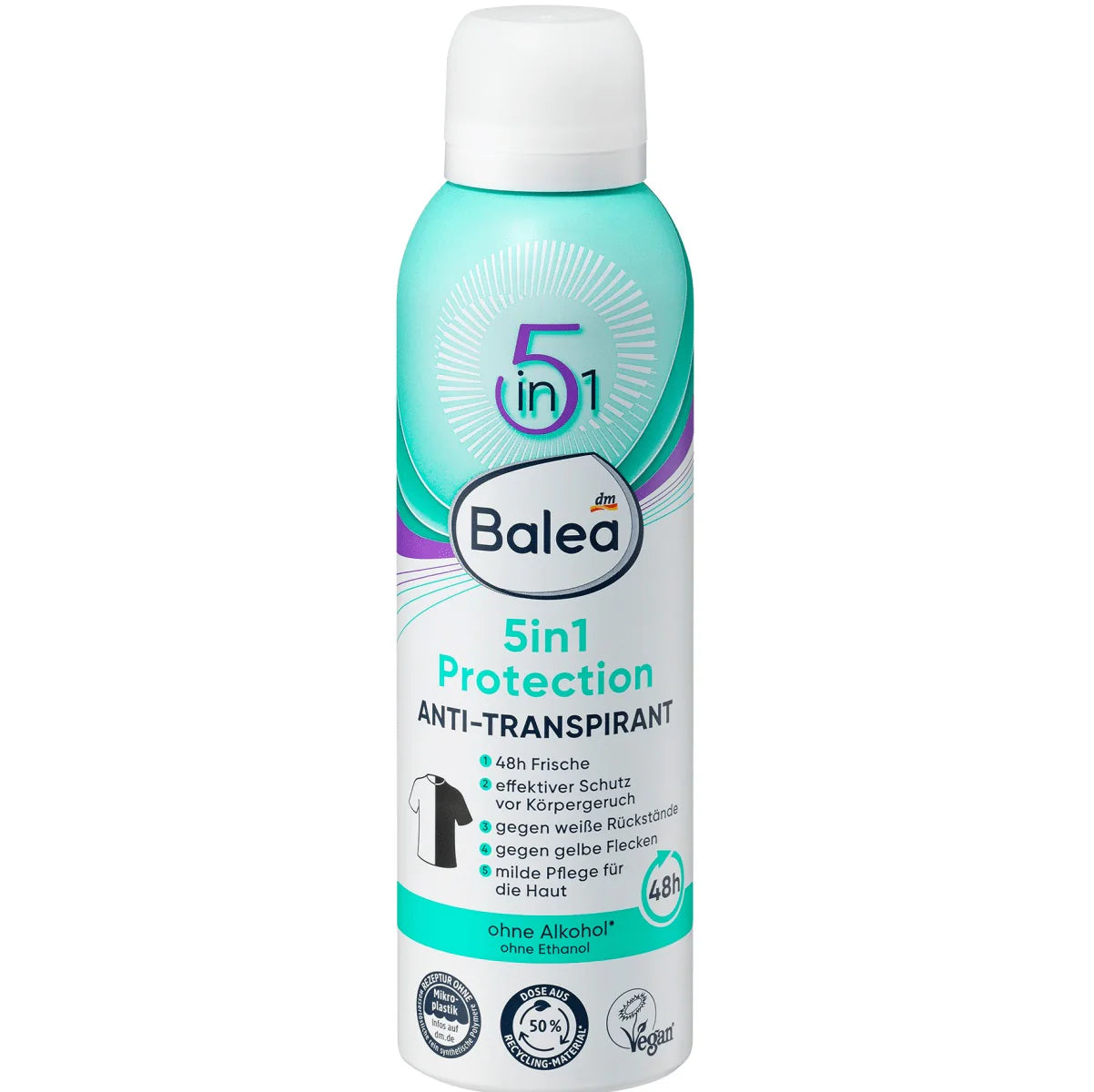 Balea - 5in1 Protection Anti-Transpirant Deodorant 200 ml