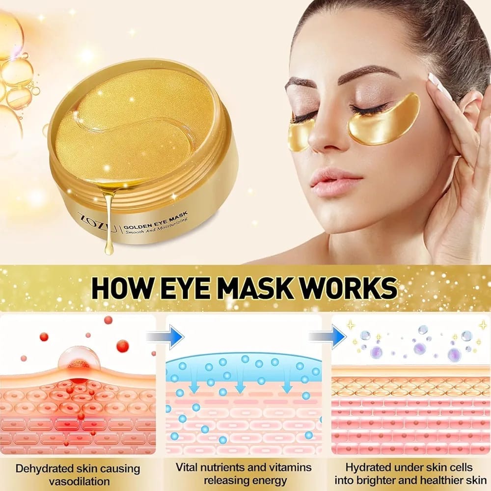 Zozu - Golden Moisturizing Eye Mask (30 pairs)