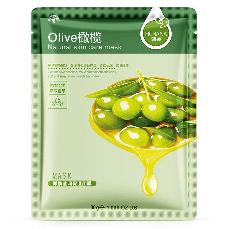 Hchana - Olive Face Mask