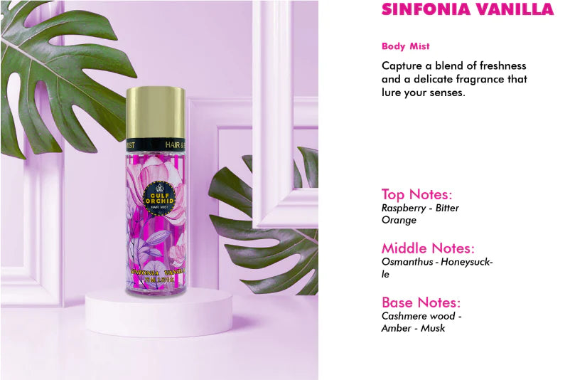 Gulf Orchid - Sinfonia Vanilla Hair Mist 75 ml