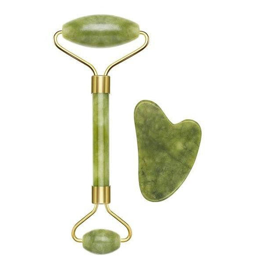 Beper Jade Roller & Gua Sha Massage Tool