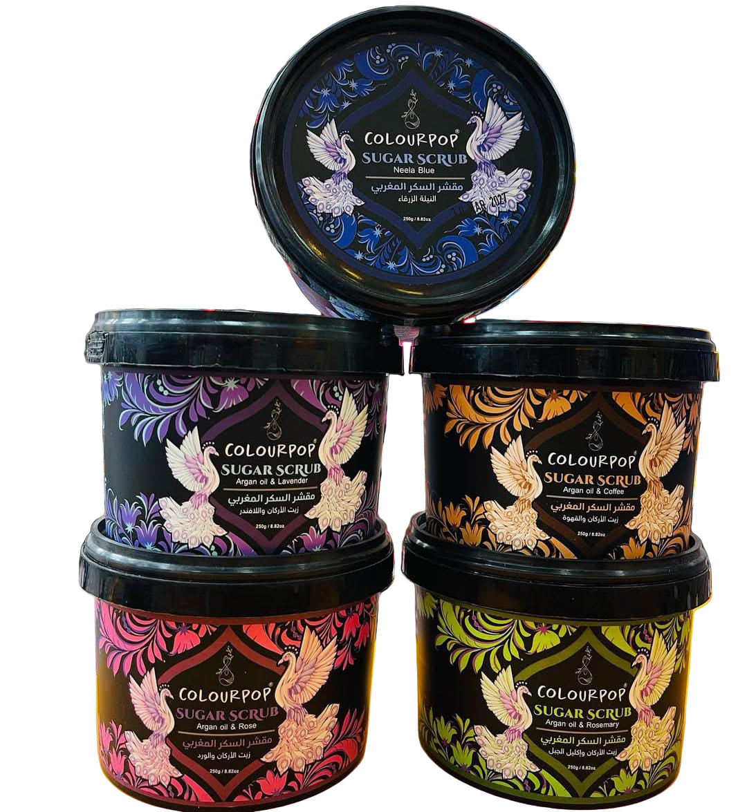 Moroccan body sugar scrub