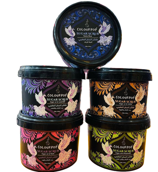 Moroccan body sugar scrub