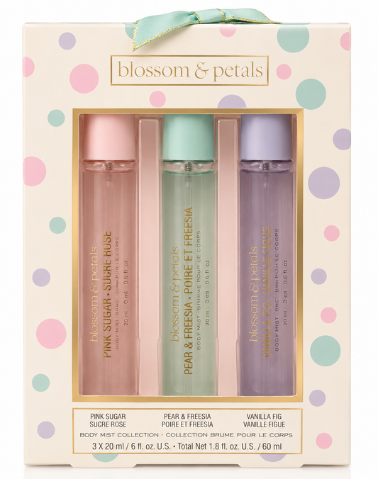 Blossom&Petals body mists (set of 3)