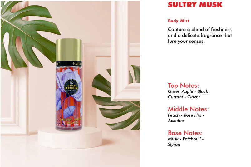 Gulf Orchid - Sultry Musk Hair Mist 75 ml