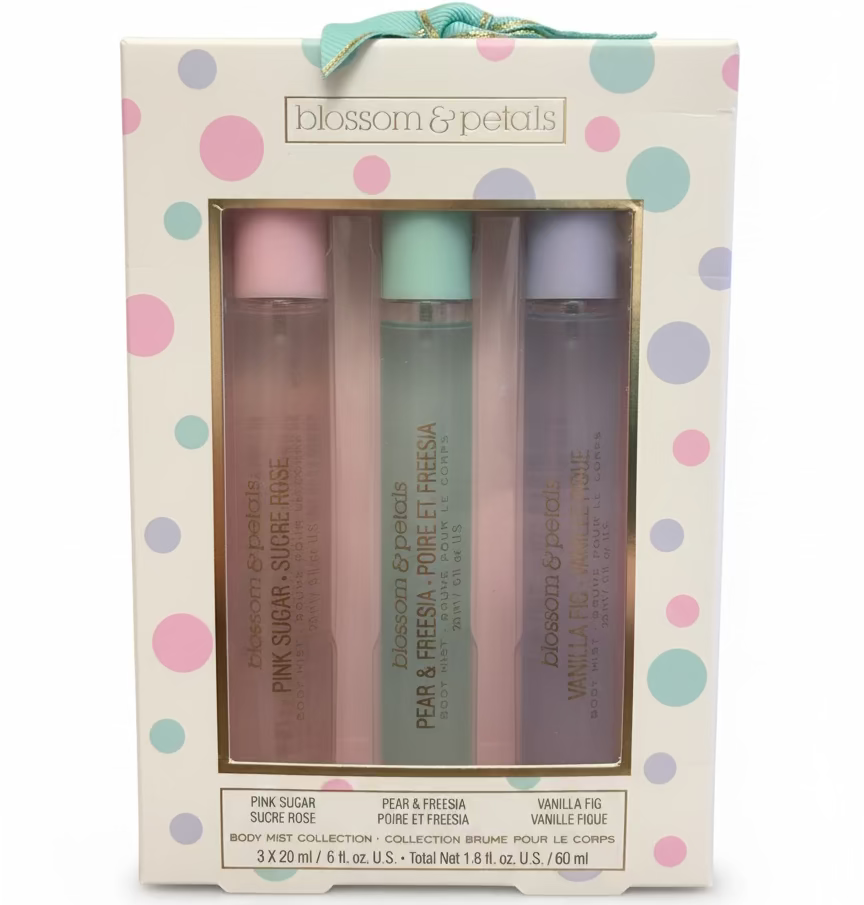 Blossom&Petals body mists (set of 3)