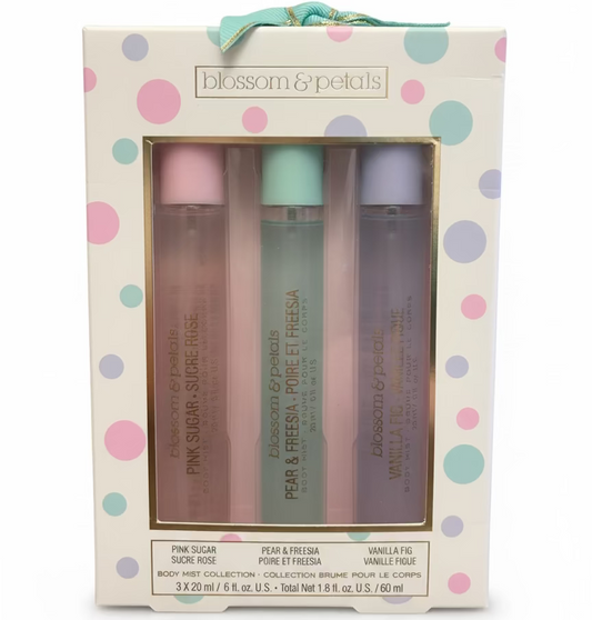 Blossom&Petals body mists (set of 3)